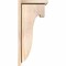 Ekena Millwork Del Monte Smooth Corbel w/Backplate, Douglas Fir, 7 1/2"W x 10"D x 22"H COR08X10X22DEL01SDF - alternate 4